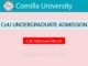 A, B and C Units Merit List
